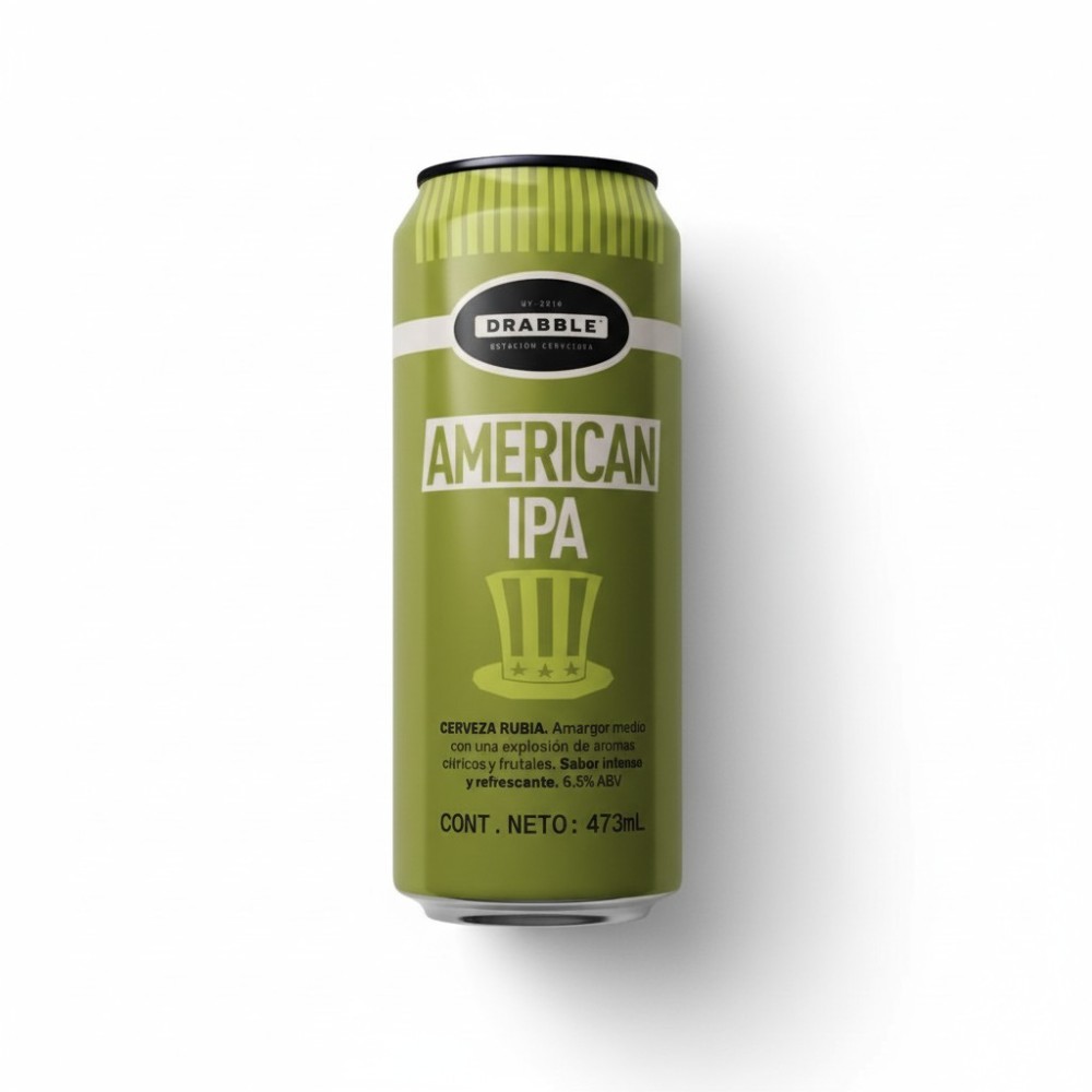CERVEZA ARTESANAL DRABBLE AMERICAN IPA